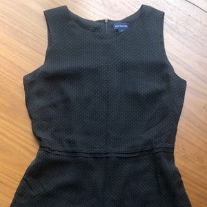 Ann Taylor Black Dress Silk Lining LBD sz 10
